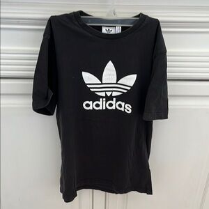 Adidas Black logo T-Shirt